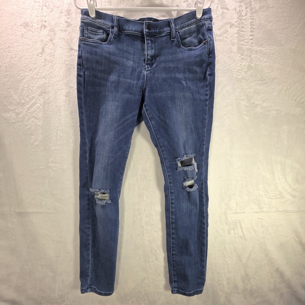 New York & Company Blue  Skinny Jeans Size 12